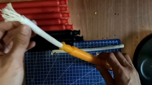 เทียนรูสีแดง สำหรับทำเทียนบูชา