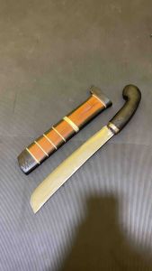 Golok Tebas Polet Asli Baja Per Golok Tebas Bambu Kayu Keras Super Tajam - Bondol Oe Store