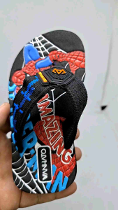 sandal japit anak baby wanhato spiderman amazing JSM