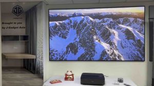 Epson EpiqVision Ultra LS650 4K UST laser with Free Google TV 4K TV Stick worth $169 & $50 NTUC voucher 3LCD Laser Projector 4K PRO-UHD HDR 3600 Lumen Epson Setting Assistant Android TV Sound by Yamaha - Black (3 Years Local Warranty On Site)