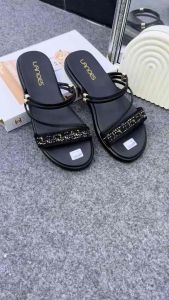LANOES Sandal Platform Wanita Korean Style Terbaru Kekinian
