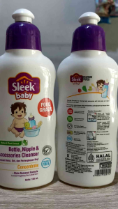 Sleek Baby Bottle Nipple & Accesories Cleanser 150 mL Pembersih Botol Dot Dan Perlengkapan Bayi