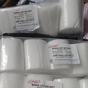Bông lót bó bột dùng để bó bột Thạch Cao ORBE size 10cm x 17m ( gói 5cuộn /bịch)