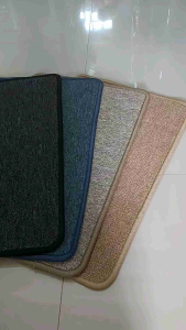 Keset kaki polos alas pintu depan dapur kamar mandi gel backing 40 cm x 60 cm