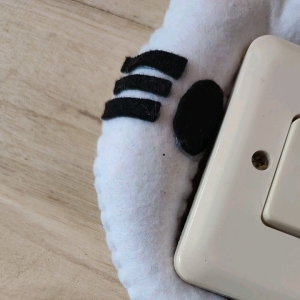 Bando Saklar Hello Kitty Putih Frame Saklar Rine Handmade 3