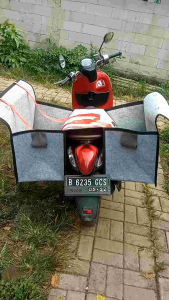 TAS KANDEK/ TAS KURIR/ TAS POS / TAS SALES TAS OBROK BRONJONG MOTOR BERKUALITAS