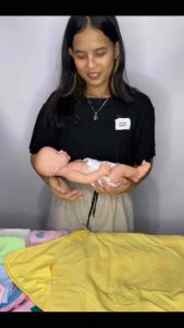 Plain Receiving Blanket for Baby - Cotton