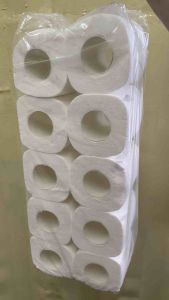 Toilet tissue paper Roll (2ply) 100% Virgin Pulp (200’ sheet X 10 Roll)