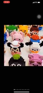 JML积木乐ReadyStocks Nano Blocks Cute Cartoon Mini Doll Building Blocks Kuromi Melody Pooh Bear Disney Puzzle Kids Toys gifts 微小颗粒拼装积木卡通人仔益智力拼图盲盒摆件小学生儿童新年礼物