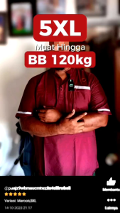 JUMBO Kurta Kemeja Koko Kemko Lengan Pendek Hem Baju Taqwa Moslem Pria Big Size Katun