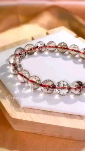 【现货】10MM幽灵共生发晶手串 | Phantom Rutilated Quartz Bracelet 招财聚财 · 事业提升 · 贵人运 · 能量放大 高能量水晶
