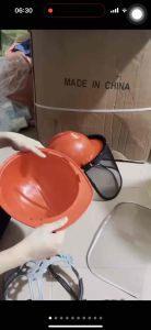 MŨ NÓN BẢO HỘ MẶT KÍNH ĐỂ CẮT CỎ - HÀN - MÀI - CƯA CÂY