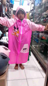TOKO IBM HELMET GALERY JAS HUJAN ANAK SD KELAS 1 SAMPAI KELAS 4 MODEL TERUSAN KIDDY RETS DOLPIN