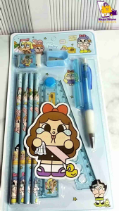 Paket Alat Tulis Lengkap Set Alat Tulis Sekolah Lucu Stationary Set Motif CryBaby 10 in 1 Pensil Set Lengkap