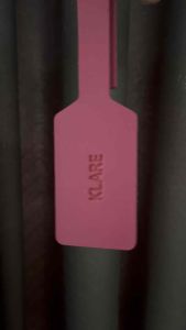 Personalized Luggage Tag / Bag Tag Back to back stamping