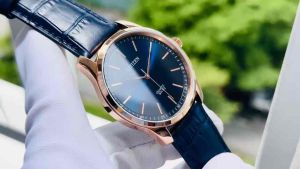 Đồng Hồ Nam Citizen BH5003-00L Quartz Size 42 Blue Tone Rose Gold Case