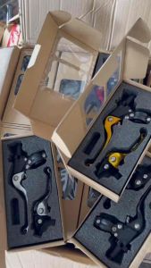 มือเบรค มือคลัช MSX/KSRpro หรือใส่รุ่นอื่นๆ แบบพับได้ สินค้าเกรดคุณภาพ