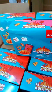 Hộp 30 gói raumucchay gulu food vị siêu cay tứ xuyên