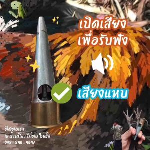 ตอดไก่เบอร์12(สีทอง) ตอดไก่2รู ที่เป่าเรียกไก่