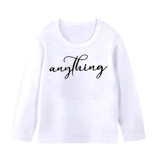 Stelan Celana Jogger Kaos Lengan Panjang Oblong Anak Perempuan Usia 1-11 Thn