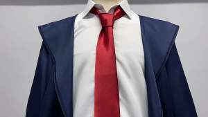 Jubah Cosplay Anime Mashle: Jaket Hoodie House Adler & Jubah Costume