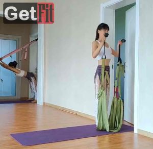 Yoga Rope / Yoga Swing / Yoga Stretch / Mini Hammock Yoga