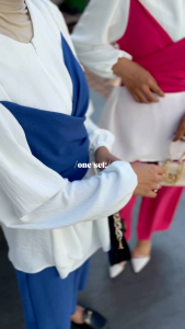 Kaylee One Set Setelan Wanita Jumbo Bigsize Oversize Polos Ariflow Premium Murah