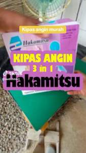 Kipas Angin Jepit HAKAMITSU / ARASHI Clip fan 20 watt 5 baling baling MJ Elektric