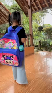 Tas Rangsel Anak Paud/Tk/Sd Gambar Labubu Tas Sekolah Anak Cewe
