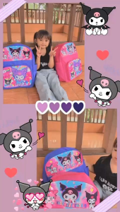 Tas Sekolah Anak Perempuan Karakter Kuromi Ransel SD