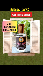 Parfum Roll On 100% Asli Murni Tanpa Alkohol & Tanpa Campuran Apapun Aroma Tahan Lama -+12 Jam