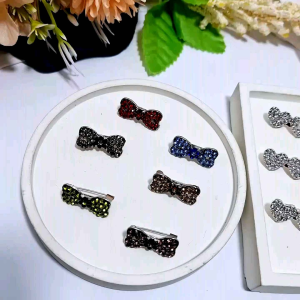 Bros Jilbab Dagu Kecil - Pita Mewah Elegan Simple Pin Kerudung Aksesoris Wanita