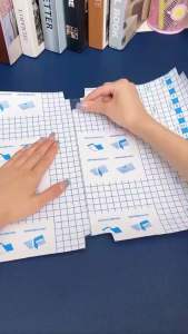 SAMPUL BUKU / STIKER PVC FILM PERLINDUNG BUKU TEKSTIL ISI 10 LEMBAR PLASTIK TAHAN AIR