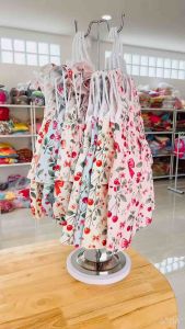 ชุดกระโปรง (รหัสFA07) งานพร้อมส่ง เหมาะสำหรับเด็ก 1-3ปี หรือ 9-13 กิโล ใส่สวยน่ารัก ผ้าใส่สบายค่ะ