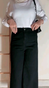 Celana Kulot Jeans Wanita: Modis, Nyaman & Highwaist Moza