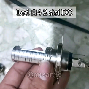 Led H4 Kaki 3 2sisi Nyala Putih Universal motor mobil