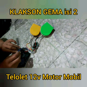 Klakson Gema Telolet Eco 12v Universal Motor Mobil Isi 2