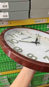 ⭐️CROCODILE | 35cm | CWL8703 | Quiet Sweep Second Wall Clock | Jam Dinding | Luminous