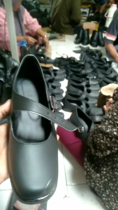 sepatu paskibra pentopel cwe tali gesper