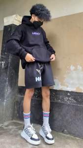 Hoodie BOXY OVERSIZE MERCY Hitam: Bahan Nyaman & Desain BOXY MERCY