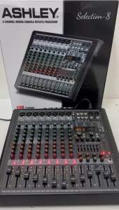 MIXER ASHLEY SELECTION 8 SELECTION8 CHANNEL ORIGINAL BLUETOOTH USB NEW (BISA COD)