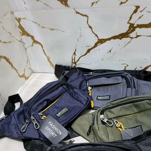 Tas Selempang Pria Waistbag Waterproof Premium Quality: Tas Pinggang Anti Air