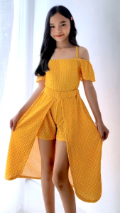 UR HEARTY POLKA TERNO SET FOR KIDS GIRL (7-10 YRS OLD) GRATEFUL