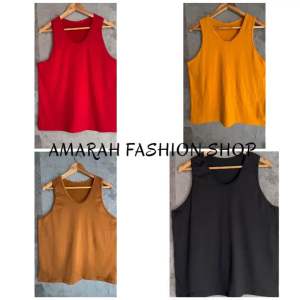 Natasha Plus Size Long Racerback Sando Top