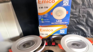 EMICO DOWNLIGHT LAMPU LED SPOTLIGHT 5W 5 WATT EM-5W LAMPU PANEL KUALITAS TERJAMIN