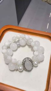 DIY 白幽灵、暴风雪花双圈组合搭配魔盒水晶。 DIY white ghost and storm snow double circle combination with magic box Crystal.