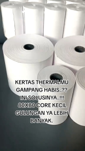 Kertas struk kasir 80x80 / Struk parkir printer 80mm