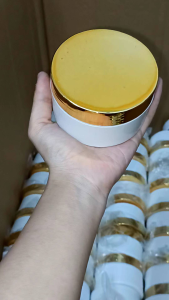 Combo 10 hủ đựng kem nắp xi vàng 150gr