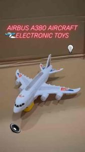 Electric Airbus A380 Toy Plane with Sound for Kid Toys