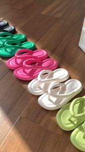 J&H รองเท้าแตะหูคีบ LT-MM พื้นเรียบเบาสบาย สีพาสเทล พร้อมส่ง